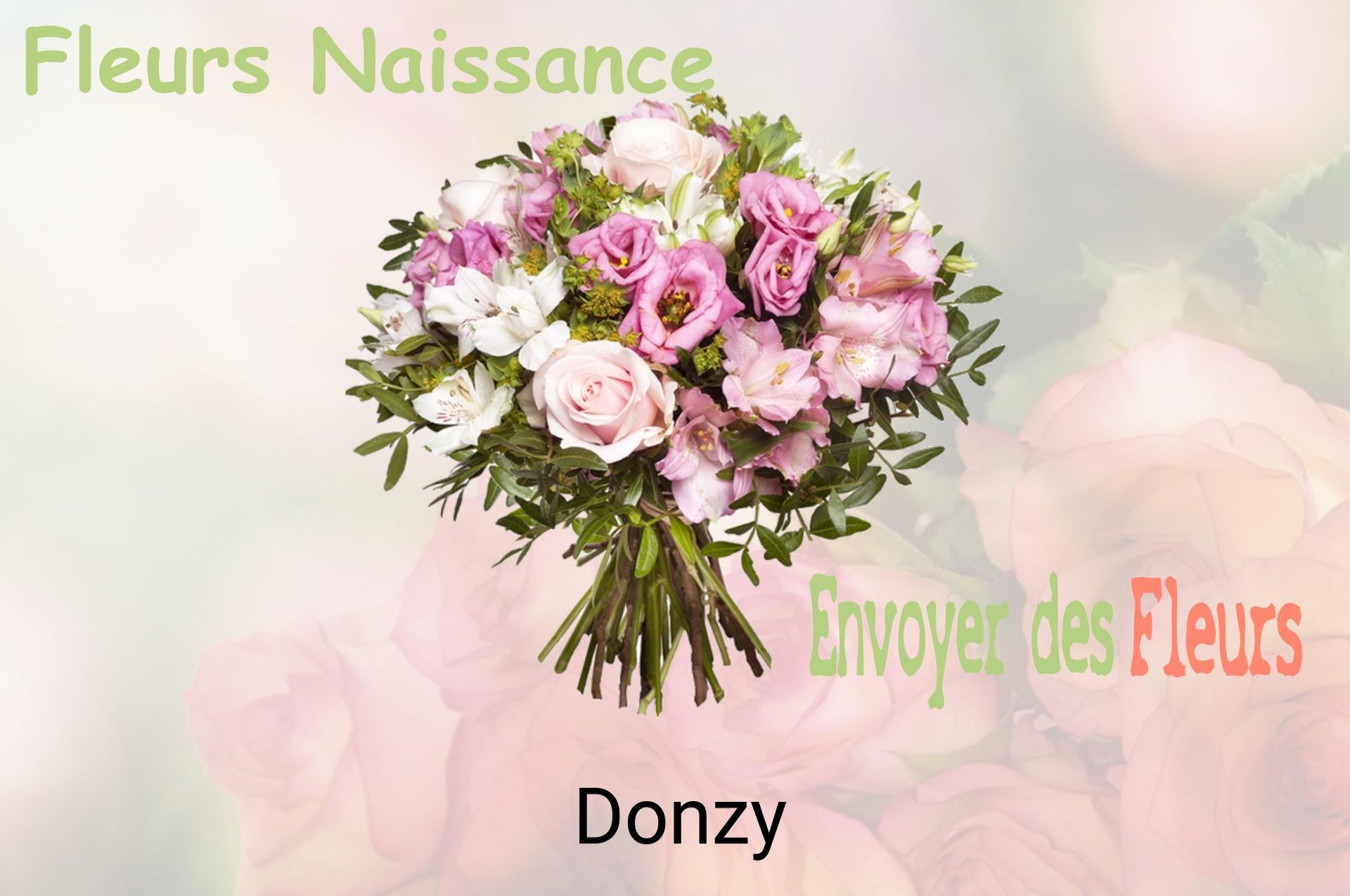 Bouquet de fleurs de naissance livré à Donzy